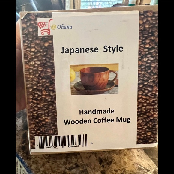 Handmade Wooden Coffee Mug - Japanese Style by Ohana - Picture 2 of 9